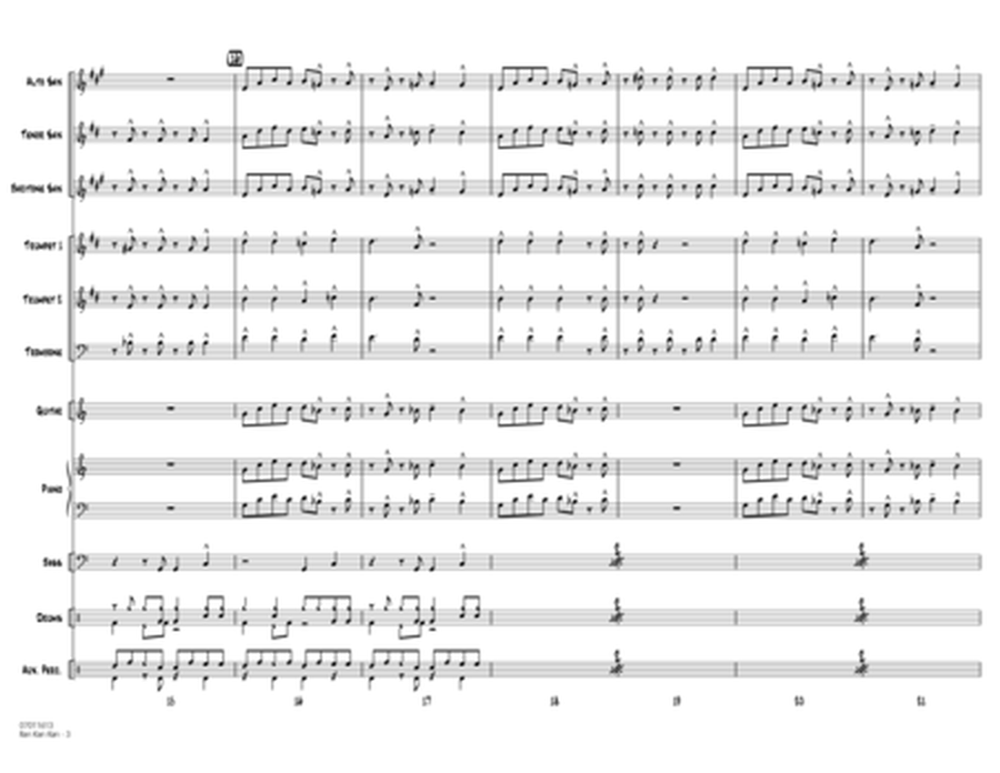 Ran Kan Kan - Conductor Score (Full Score)