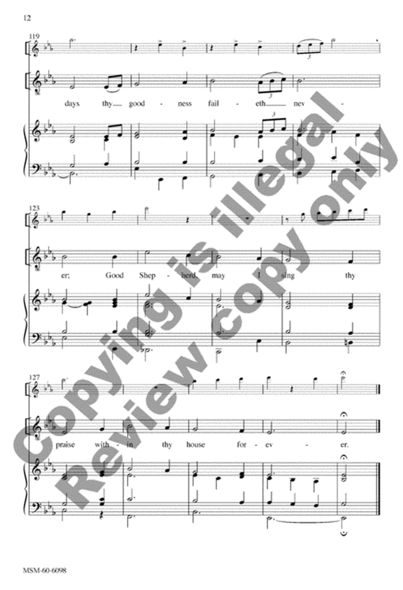 The King of Love My Shepherd Is (Choral Score) image number null