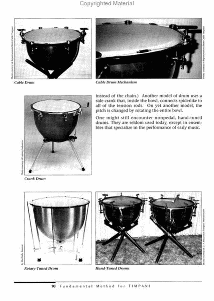 Fundamental Method for Timpani