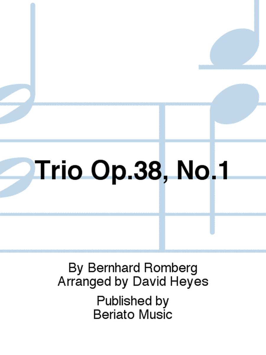 Trio Op.38, No.1