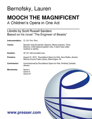 Book cover for Mooch The Magnificent