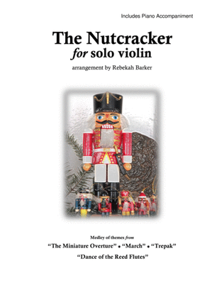 Book cover for The Nutcracker - Violin solo medley