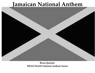 Book cover for Jamaican National Anthem for Brass Quintet