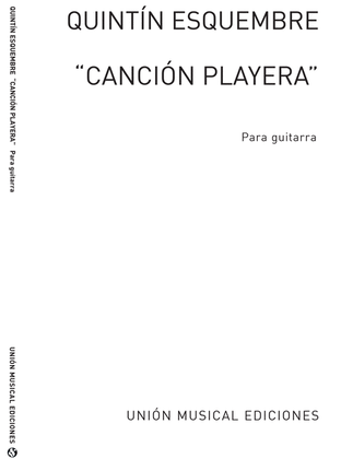 Book cover for Cancion Playera