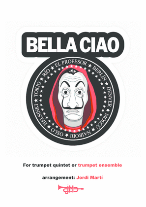 Book cover for BELLA CIAO - trumpet quintet
