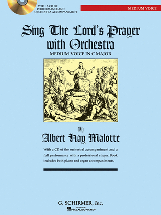 Book cover for Sing The Lord's Prayer with Orchestra - Medium Voice