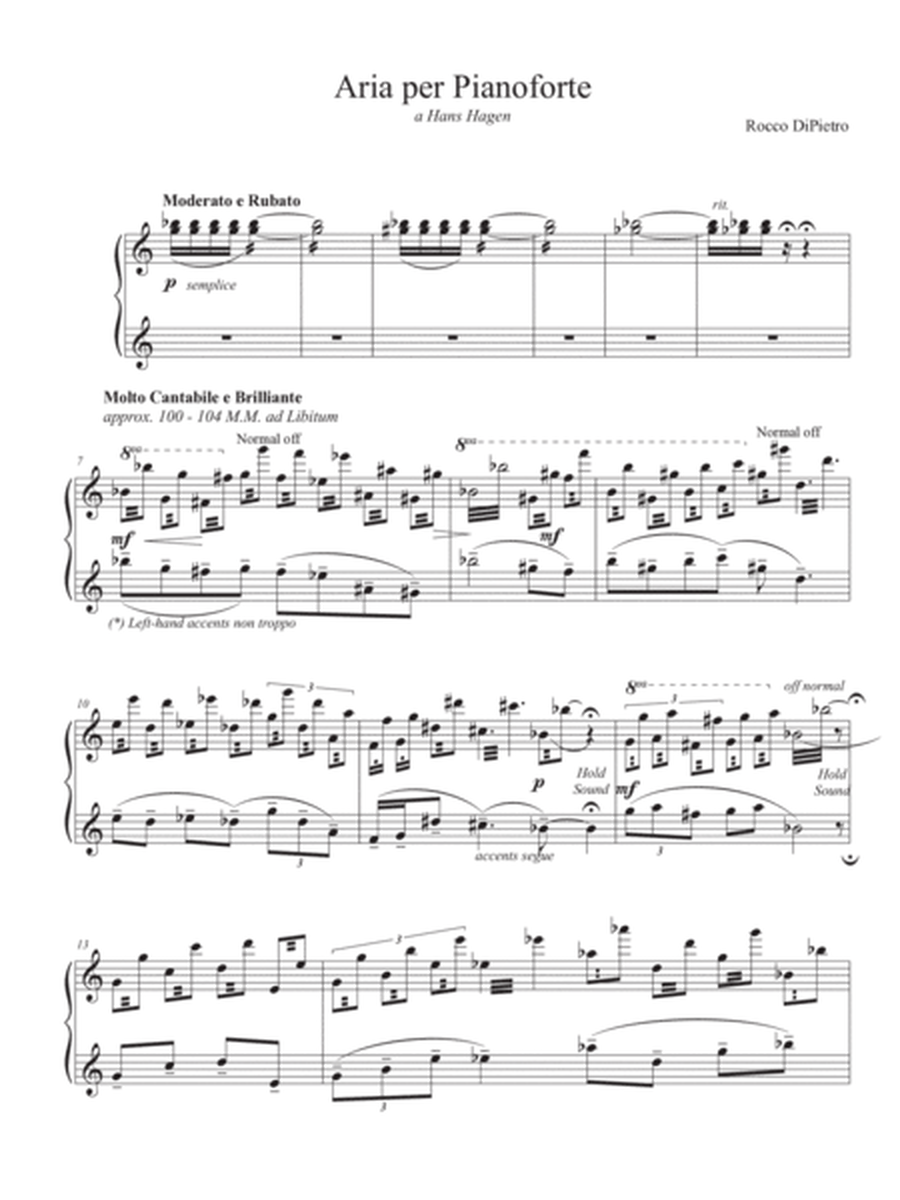 Aria for Piano