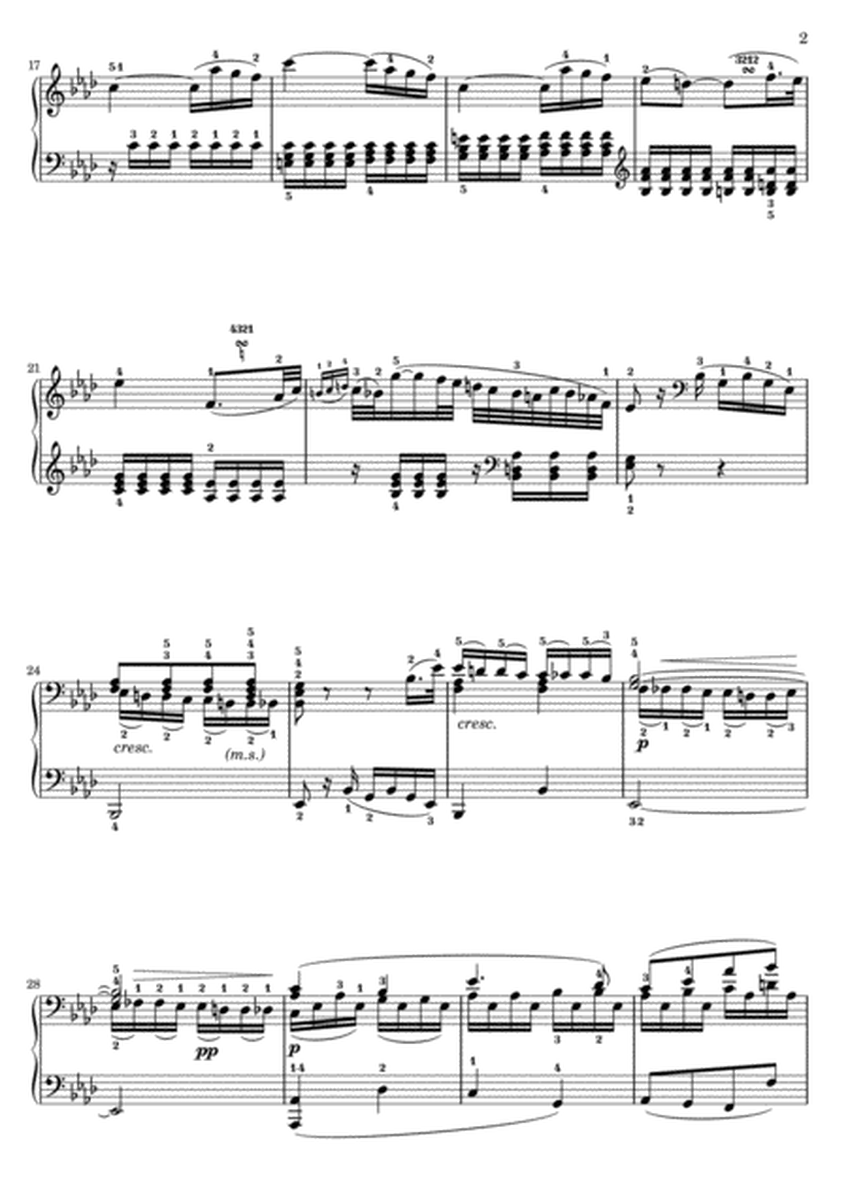 Beethoven-Piano Sonata No. 8, Op. 13 "Pathétique" II. Adagio cantabile( Original Version) image number null
