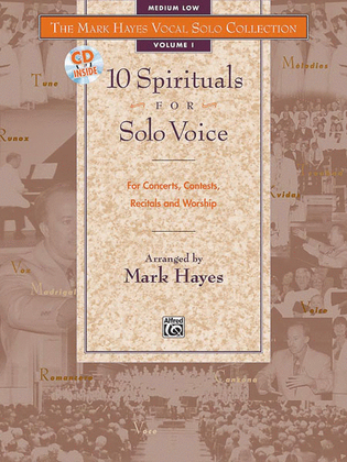 Book cover for The Mark Hayes Vocal Solo Collection -- 10 Spirituals for Solo Voice