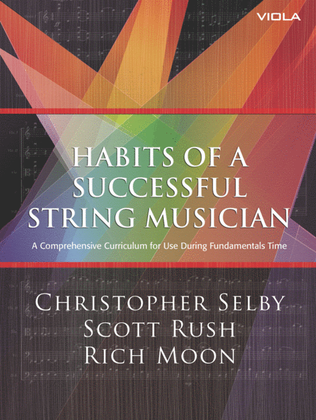 Book cover for Habits of a Successful String Musician - Viola