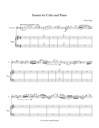 Book cover for Sonata for Cello and Piano