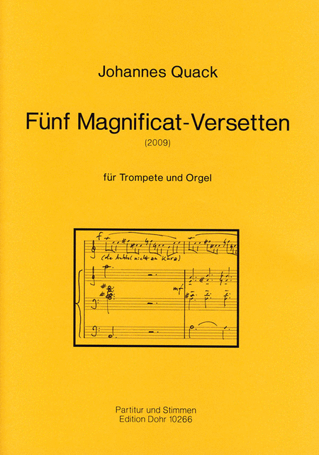 Fünf Magnificat-Versetten (2009) (für Trompete und Orgel)