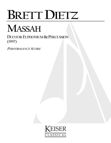 Massah for Euphonium and Percussion