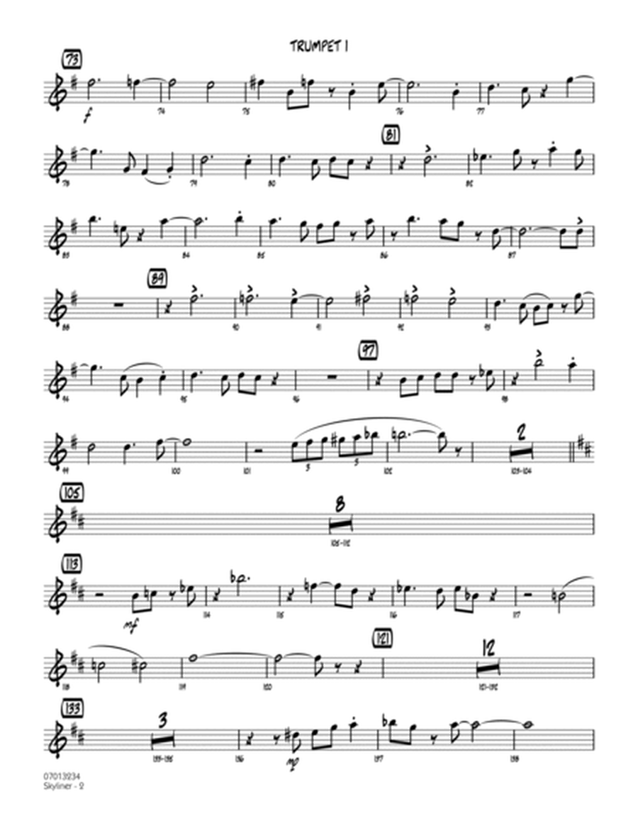 Skyliner (arr. Sammy Nestico) - Trumpet 1