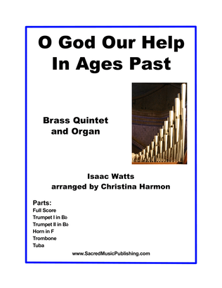 Book cover for O God Our Help In Ages Past – Brass Quintet and Organ