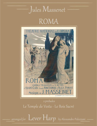 Book cover for ROMA: 2 preludes from the opera - for Lever Harp