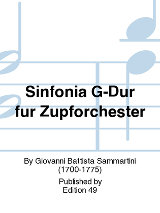 Sinfonia G-Dur fur Zupforchester