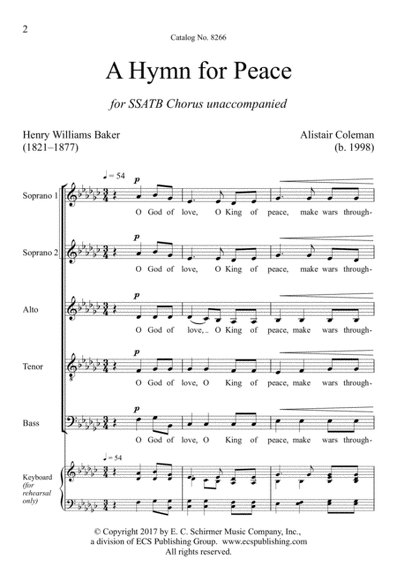 A Hymn for Peace (Downloadable)