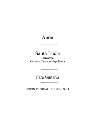 Book cover for Santa Lucia Cancion Napolitana