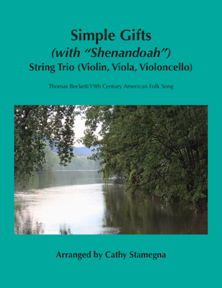Book cover for Simple Gifts (with "Shenandoah") (String Trio-Violin, Viola, Violoncello)