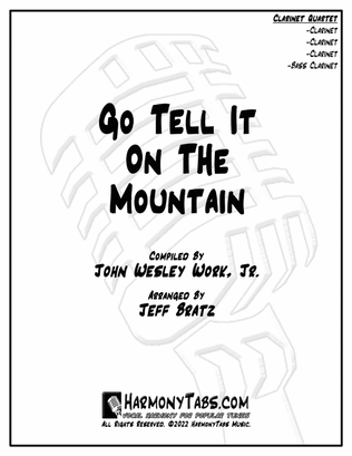 Book cover for Go Tell It On The Mountain (Clarinet Quartet)