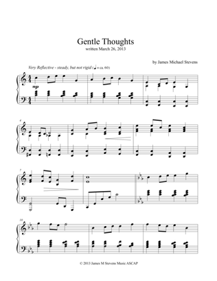 Book cover for Gentle Thoughts
