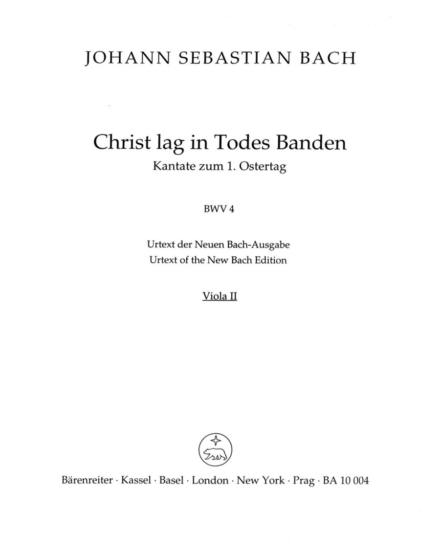 Christ lag in Todesbanden