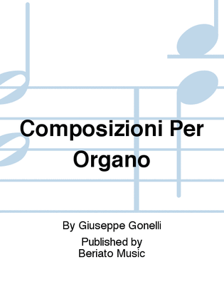 Book cover for Composizioni Per Organo