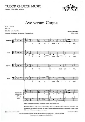 Book cover for Ave verum Corpus