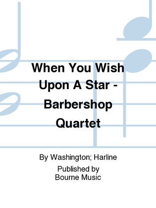 Book cover for When You Wish Upon A Star - Barbershop Quartet