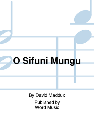 Book cover for O Sifuni Mungu - CD ChoralTrax