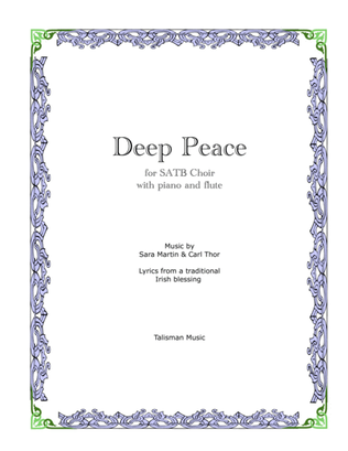 Book cover for Deep Peace (SATB)
