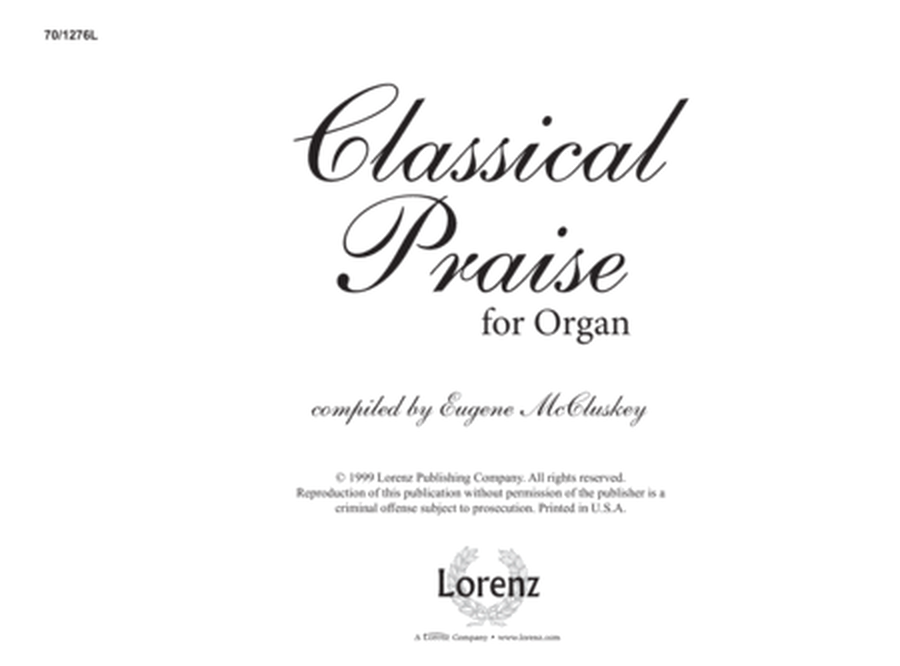 Classical Praise for Organ