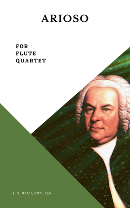 Book cover for Arioso Bach Flute Quartet