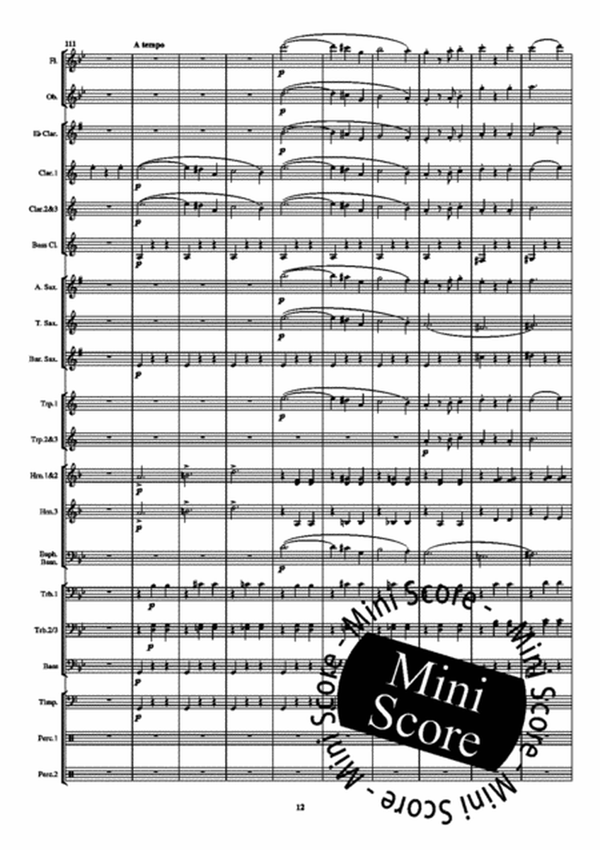 Waltz Fantasy by Mikhail Glinka Concert Band - Sheet Music