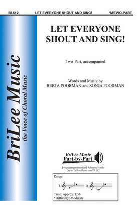 Book cover for Let Everyone Shout and Sing