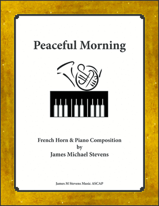 Book cover for Peaceful Morning - French Horn & Piano