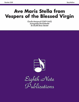 Book cover for Ave Maris Stella (from Vespers of the Blessed Virgin)