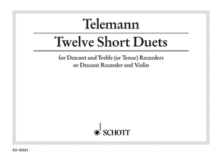 Book cover for Twelve Short Duets