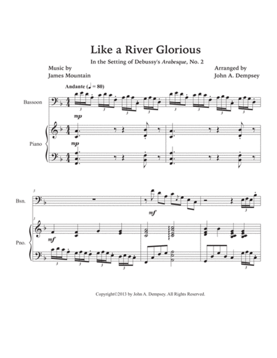 Like a River Glorious (Bassoon and Piano) image number null