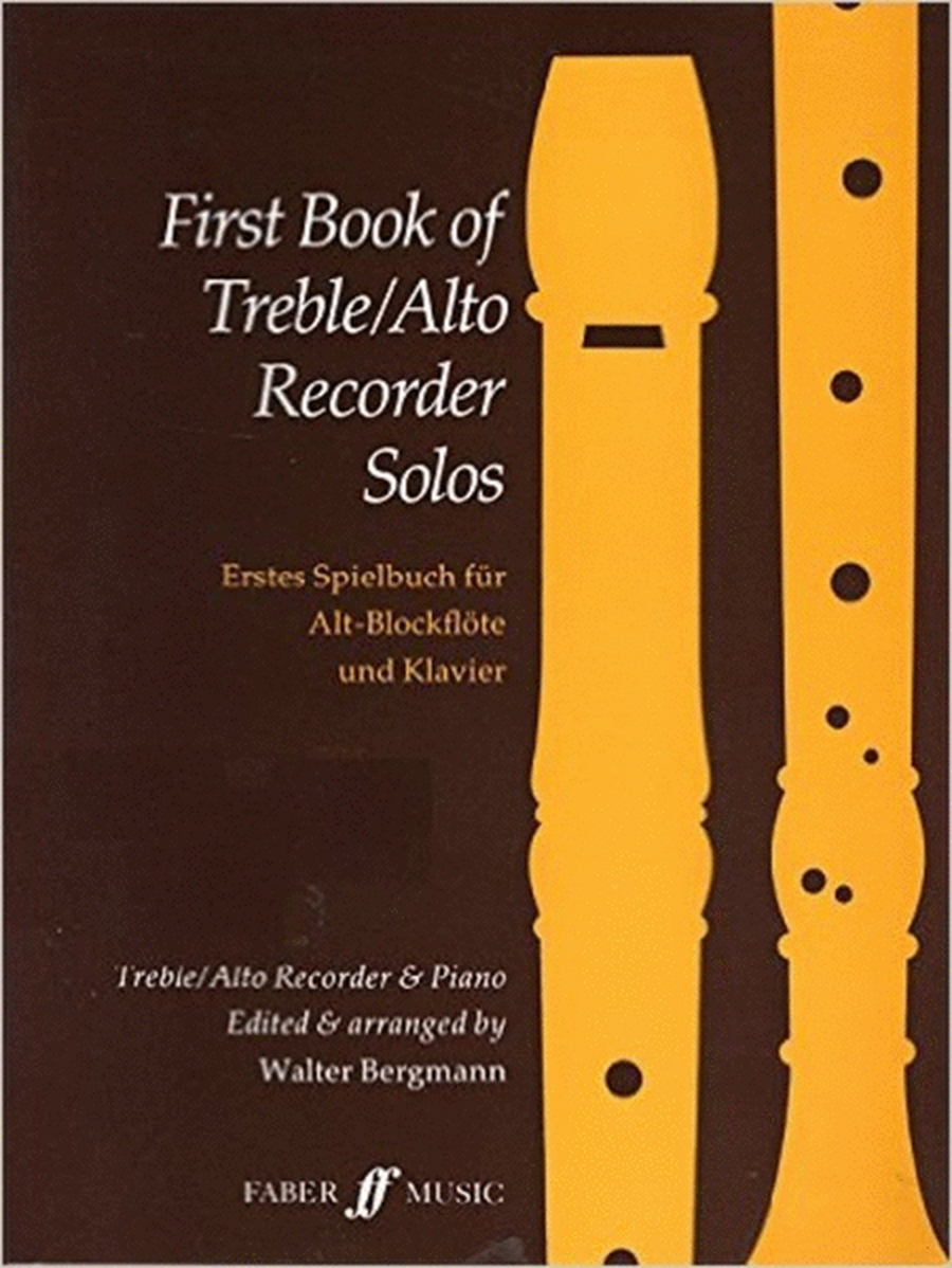 First Book Of Treble Recorder Solos