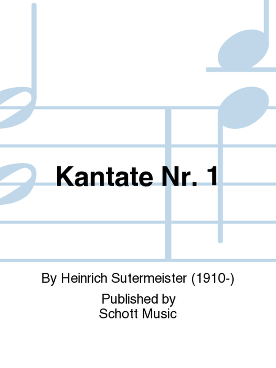 Kantate Nr. 1