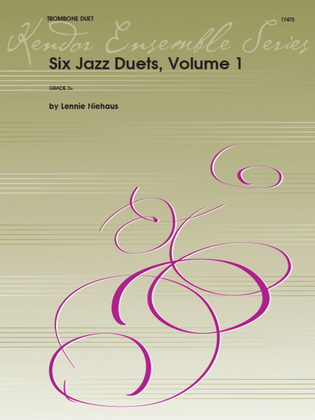 Book cover for Six Jazz Duets, Volume 1