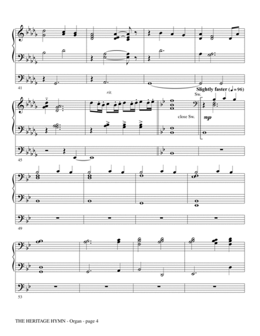 The Heritage Hymn (arr. Heather Sorenson) - Organ