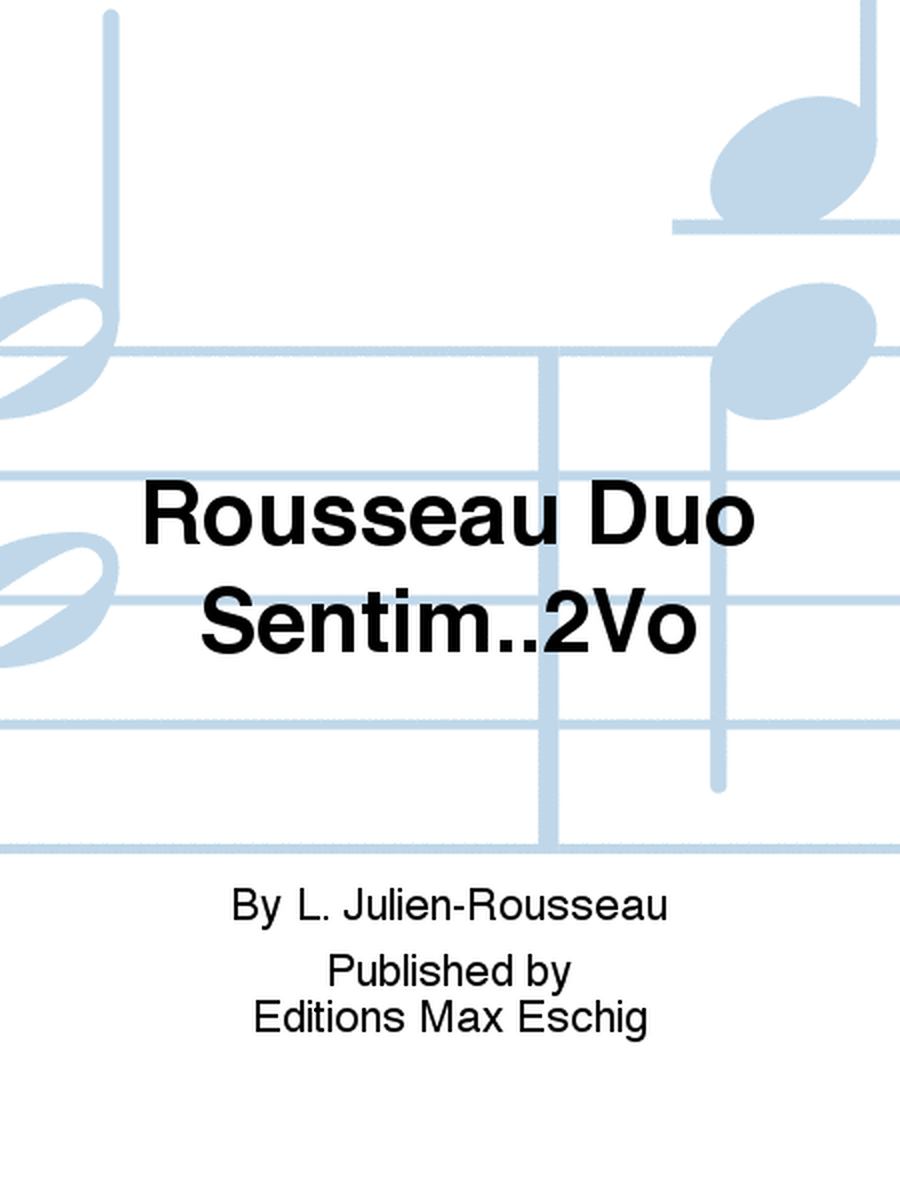 Rousseau Duo Sentim..2Vo