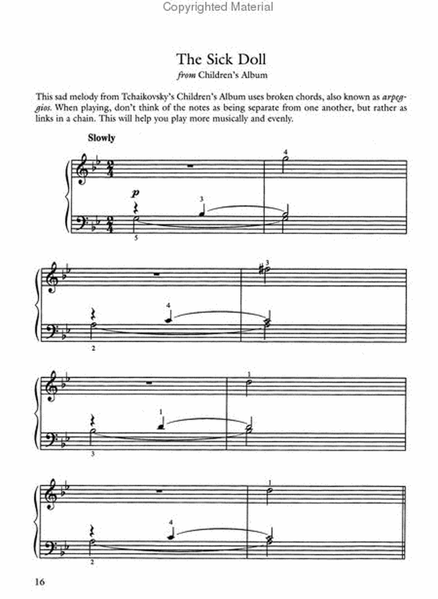 A First Book of Tchaikovsky -- For The Beginning Pianist with Downloadable MP3s