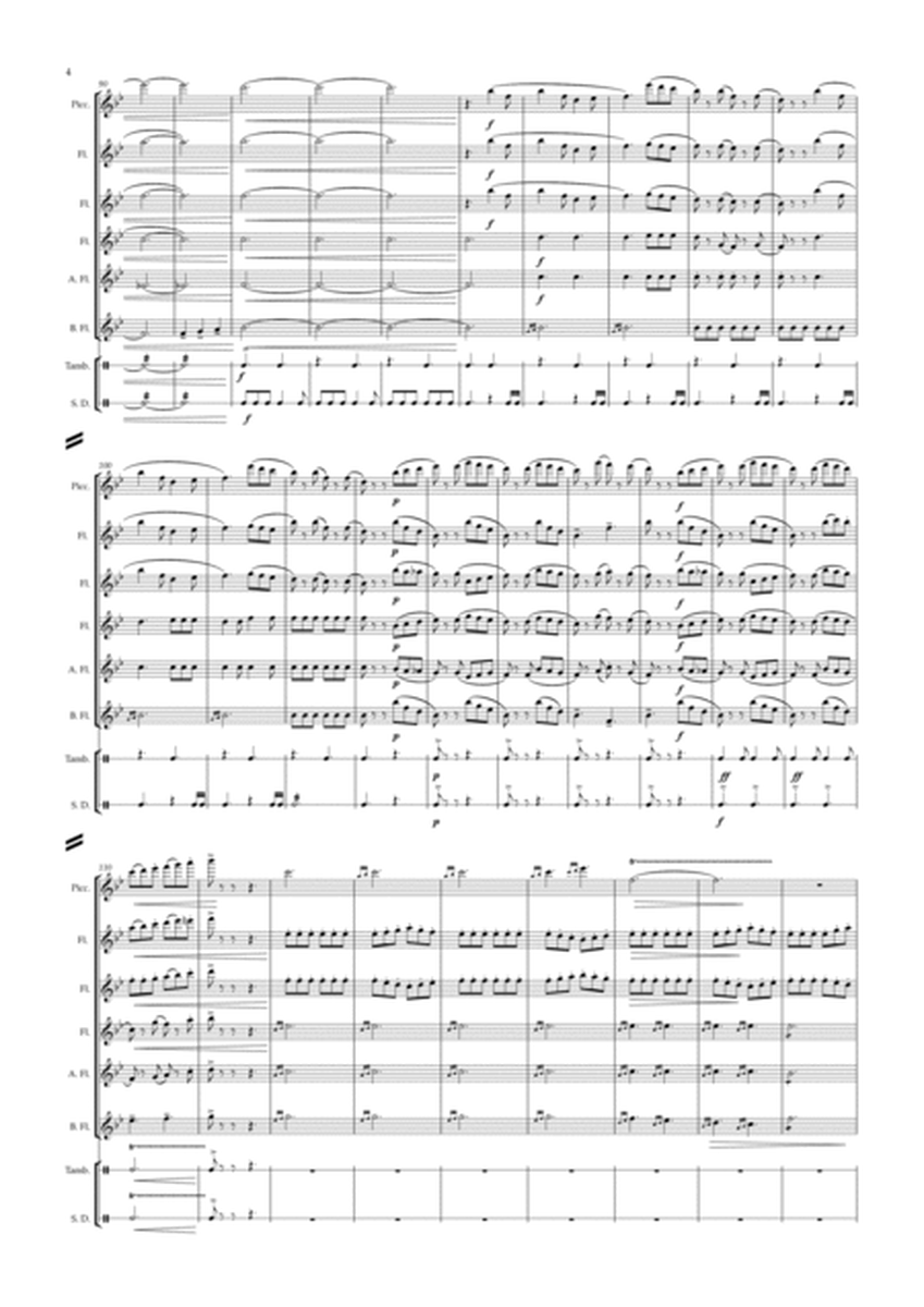 Slovenian Sonata for Flute Choir