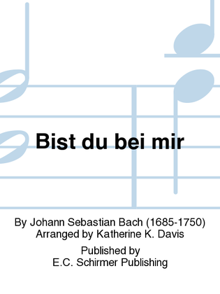 Book cover for Bist du bei mir (If Thou Wert Near) BWV 508