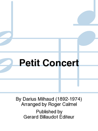 Book cover for Petit Concert