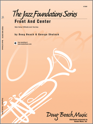 Book cover for Front And Center (Full Score)